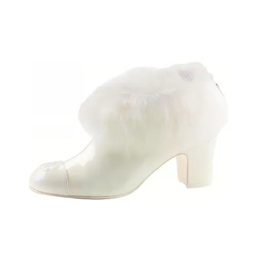 CHANEL Ботильоны 6,5 см Женские Белые