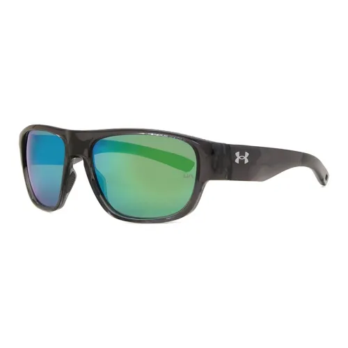 Under Armour Plastic Rectangular Sunglasses Men's Black