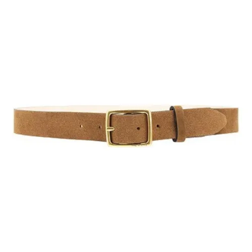 RAG BONE Металл Suede Leather Belts Unisex Brown