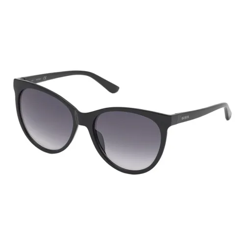 GUESS Воздействие Литья Пластик Кошачий глаз Солнцезащитные очки Женские Черный