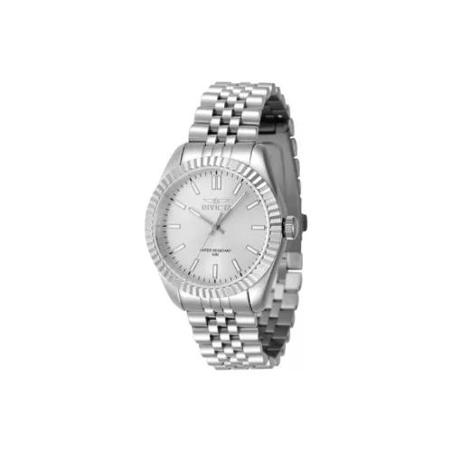 INVICTA Women's Watch Кварцевый механизм ремешок из нержавеющей стали 36 мм серебристый циферблат