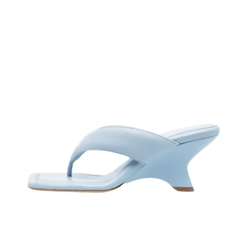 GIA BORGHINI Шлепанцы Женские Синие