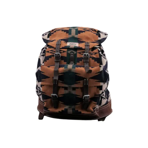 Alternative Country Кожа Рюкзак Унисекс Коричневый Апельсин