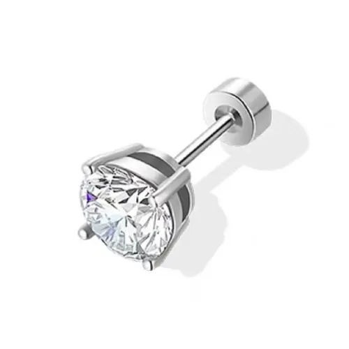 GUDUD Серьги-гвоздики из муассанита Унисекс