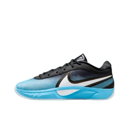 Nike Giannis Freak 6 Slip-Resistant Abrasion-Resistant Low-Top Баскетбольные кроссовки Унисекс Синий Черный
