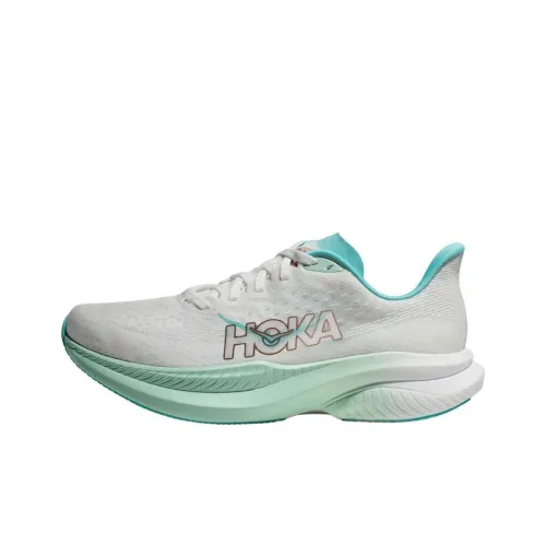HOKA ONE ONE MACH 6 Беговые кроссовки Низкий Топ Белый Женский