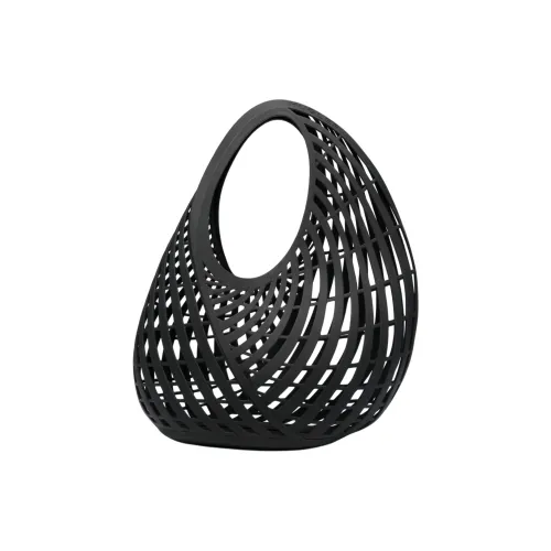 Mugler Резиновая Сумка через плечо Женская Черная