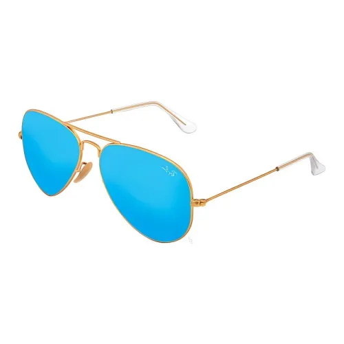 RayBan Металл Aviator Солнцезащитные очки Мужские Золотые