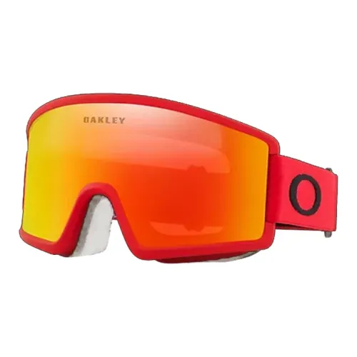 Oakley TR Memorial Plastic Irregular Shape Солнцезащитные очки Унисекс Красный