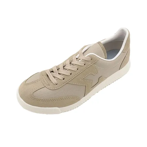MoonStar Slip-resistant Abrasion-resistant Low-top Скейтборд Кроссовки Женские Бежевые