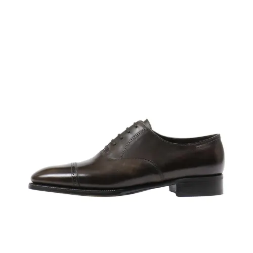 JOHN LOBB Туфли Низкие Темно-Коричневые Мужские