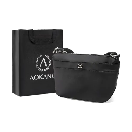 AOKANG Ткань Тоут Сумка Сумка через плечо Сумка на плечо Маленькая квадратная сумка Стандартная Женская Классическая черная Темно-розовая Хаки