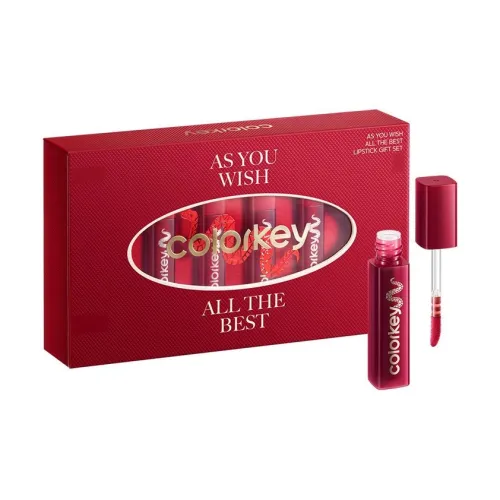 Colorkey Год Змеи Мини Lip Balm Макияж EXPERIENCE Набор Glossy LIP Матовый 1г*6 Коробка