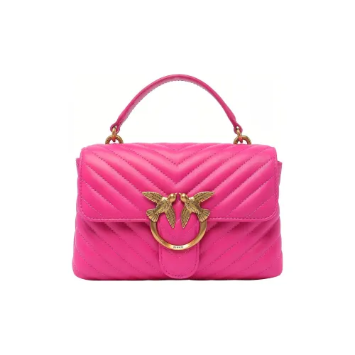 PINKO Lambskin и Calfskin Crossbody One Shoulder Bag Mini Women's Fuchsia