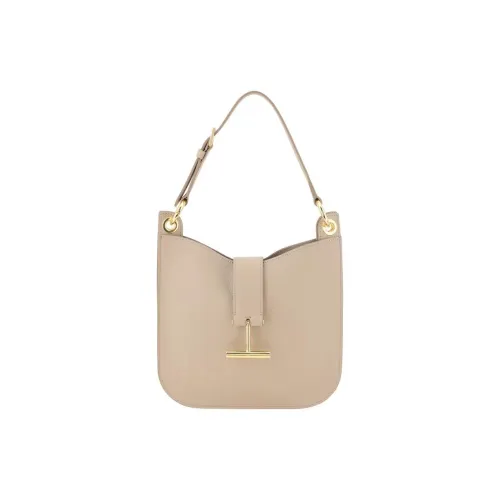 TOM FORD Сумка через плечо из телячьей кожи женская бежевая