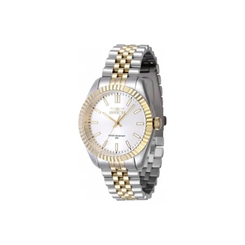INVICTA Women's Watch Кварцевый механизм ремешок из нержавеющей стали 36 мм серебристый циферблат