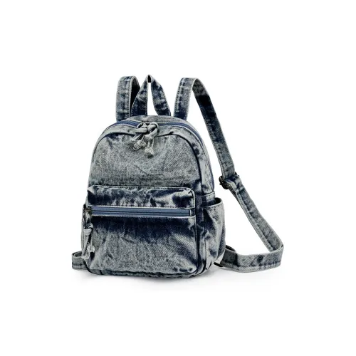 SUN ERATH U Nylon Backpack Unisex Black Denim Blue Vintage Blue SUN ERATH U Нейлоновый рюкзак унисекс черный деним синий винтаж синий