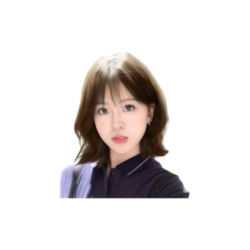 JUZIYE Закаливающий Бобби Голова Парик Темный Чай Холодный Коричневый