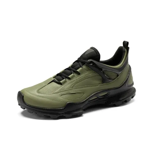 Ecco Walking C Беговые кроссовки Низкий Топ Зеленый Мужской