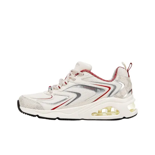 Skechers Tres Air Uno Износостойкий и Легкий Низкий Топ Беговые кроссовки Женские Белые