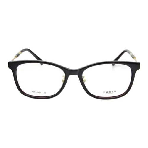 PORTS Пластина And Металл Квадрат Оправы для очков Женские Темно-красный