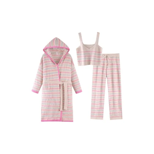 ZumashL Luxury Designer Series Пижамный комплект Женские Кленовый Sugar Пудра Овсяный