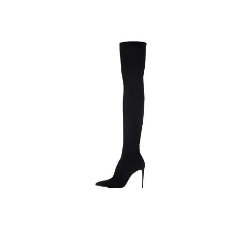 Le Silla Over The Knee Boots 10 см Женские Черные