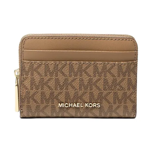 MICHAEL KORS Jet Set Покрытый холст Кошелек Маленький Унисекс Оболочка