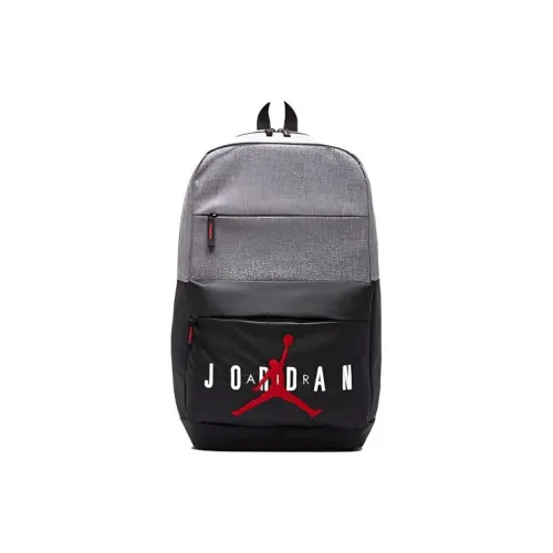Джордан Полиэстер Рюкзак Стандартный Унисекс Серый Черный