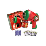 Рождество Космическая пена Пузырьки Стиральная машина [Подарочная коробка Набор] - 1 Решение для пузырьков + 4 Батареи + 10 Концентратов