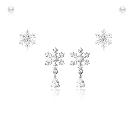 JOYDINNY Серебро S925 Серьги-гвоздики Женские