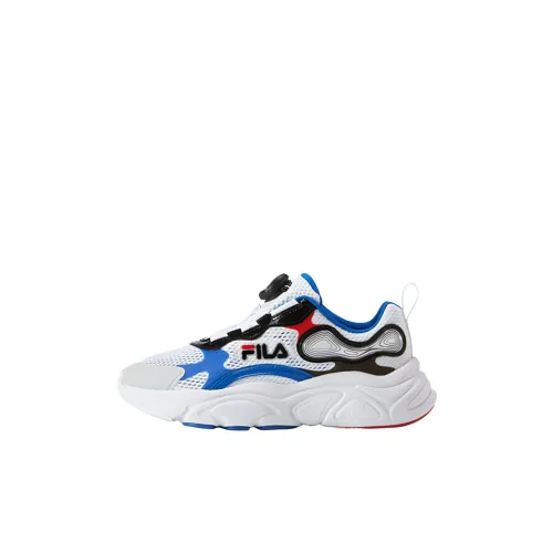 FILA KIDS BOA Термический Низкий Топ KIDS Lifestyle Shoes Стандартный Белый Морской Синий Детский