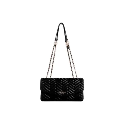 GUESS Конверт из искусственной кожи сумка через плечо средний размер женская черная
