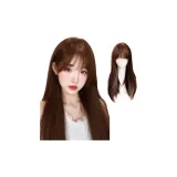 Атмосфера Французский Лицо Позиционирование Стиль [Мокко 15*16]-55 см Смешанное Волокно