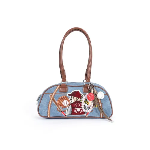 BILING Artificial Leather Bag Medium Women's Lake Blue BILING Искусственная кожа Сумка Средний Женская Озерный Синий