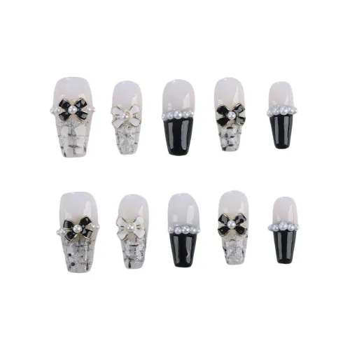 Song Biography Утонченный 3D-эффект Бант Мода Вдохновленный Chanel 25 мм Средний LADDER Черный Белый Градиент