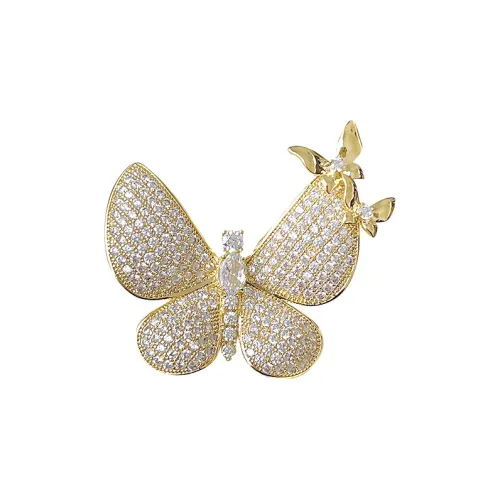 NATURALLYJOJO Циркон Броши Женские Золото