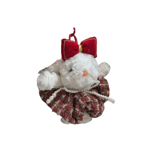 Jinnew Cute Bunny Плюшевый Брелок Совместимость с Возрастом старше 3 лет Куклы Плюшевая Подвеска 15 см Высота