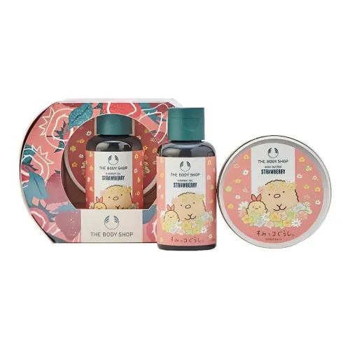 TheBodyShop x Sumikko Gurashi Ограниченный Набор для Ухода за Телом с Клубничным Ароматом Успокаивающий 60 мл + 50 мл