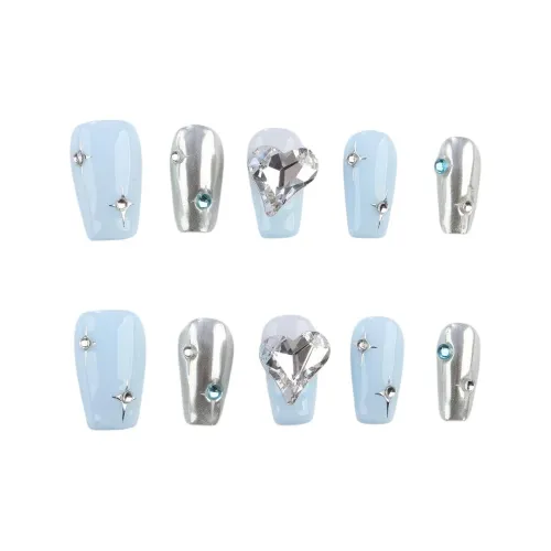 Song Biography Свежий Minimalist Style Fashion Magic Mirror Розово-синий Премиум Feel 20 мм Короткий LADDER