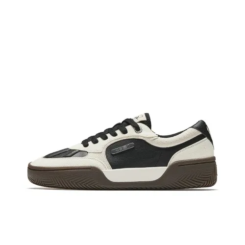 ANTA Owen Hélà TRIBE Slip-resistant Abrasion-resistant Lightweight Low-Top Skateboard Shoes Women's White Black ANTA Owen Hélà TRIBE Противоскользящие Износостойкие Легкие Низкие Кроссовки для скейтбординга Женские Белые Черные