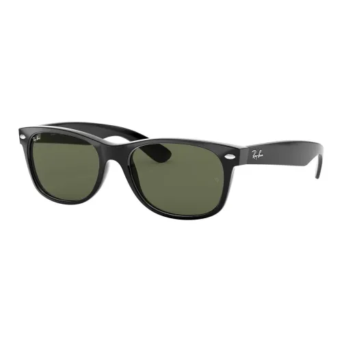 RayBan Plastic Square Солнцезащитные очки Унисекс Black