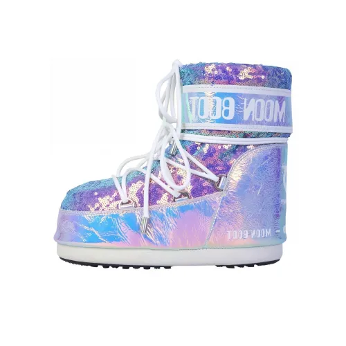 MOON BOOT Холо Ботильоны Женские Ярко-фиолетовый