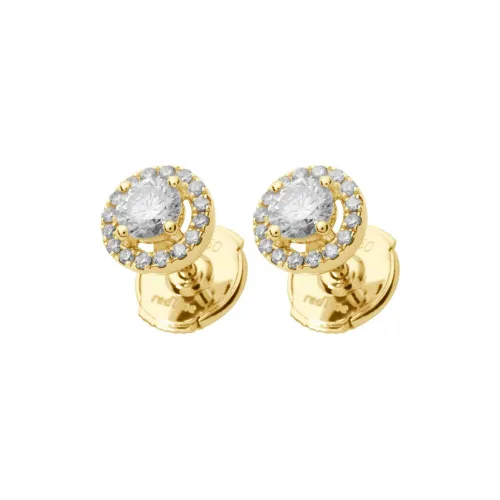 Redline Ромб Серьги-гвоздики Женские Золото