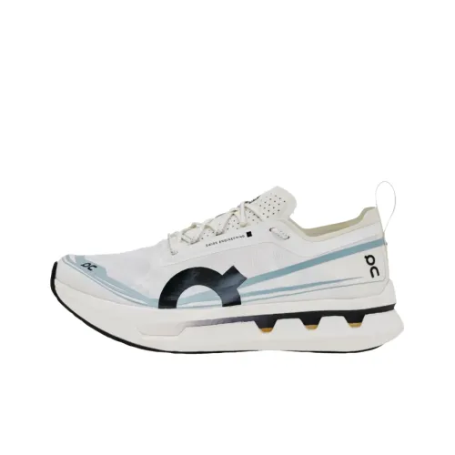 DOVER STREET MARKET x On Cloudboom Zone Slip-Resistant Abrasion-Resistant Low Top Беговые кроссовки Мужские Белые