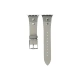 Серый/Декоративная кожа, круглый, заклепки, повседневный, винтажный ремень