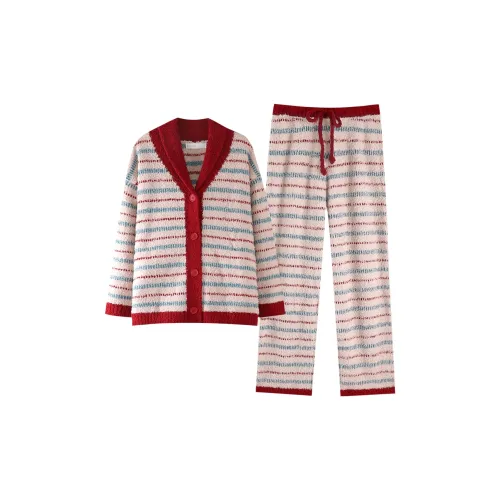 ZumashL Luxury Designer Series Пижамный комплект Женские Клюква Красный