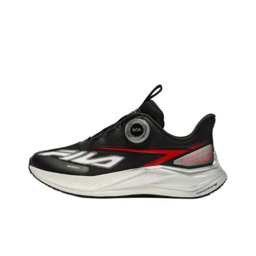 FILA KIDS BOA Детская беговая обувь Низкий топ Черный Серый Цвет Школьный возраст