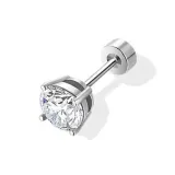 Серьги-гвоздики с четырьмя ножками, 6 мм