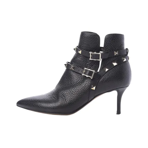 Valentino Rockstud Ботильоны 5,7 см Женские Черные